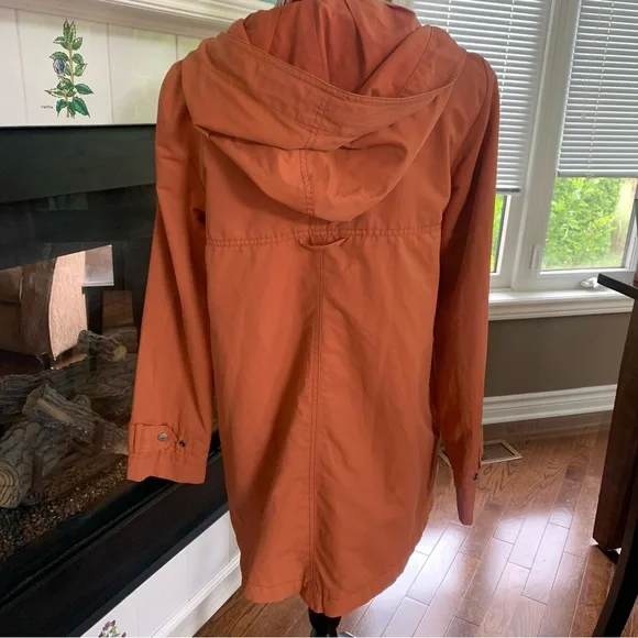 Eileen Fisher Orange Spring Coat - Picture 3 of 13